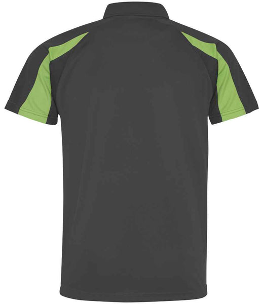 JC043 Charcoal/Lime Green Back