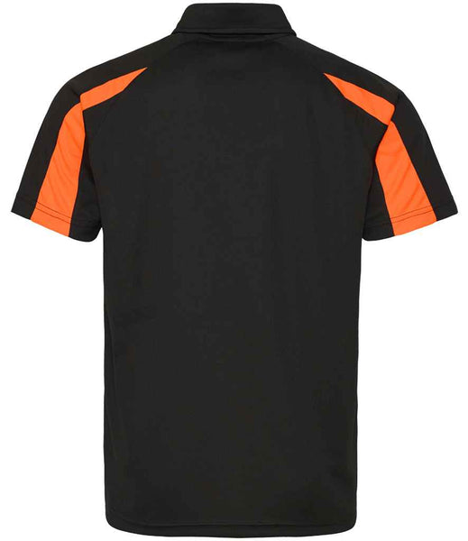 JC043 Jet Black/Electric Orange Back