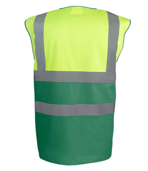 YK111 Yellow/Paramedic Green Back